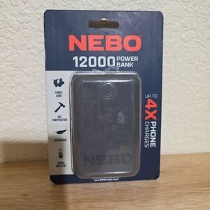 Nebo 12000 mAh Power Bank Charger ON The Go.
